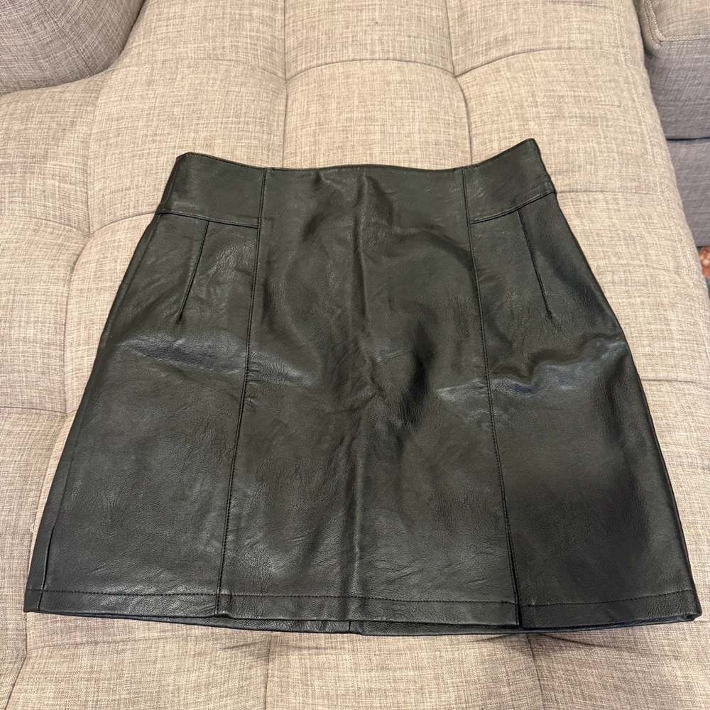 Topshop Black Mini Skirt
